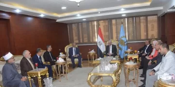 محافظ الغربية يستقبل المشاركين باحتفالية «أكتوبر 73 إرادة النصر وعزيمة البناء»