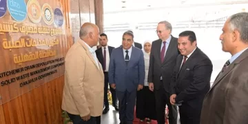 محافظ الدقهلية وسفير الاتحاد الأوروبي يتفقدان مشروعات مصرف كيتشنر بنبروه