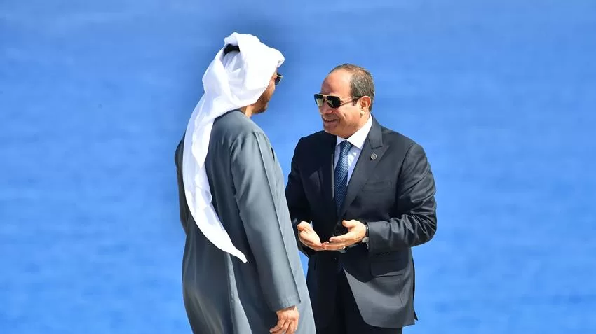 الرئيس عبد الفتاح السيسي والشيخ محمد بن زايد يشهدان إطلاق مشروع رأس الحكمة 13 - جريدة الجمهورية photo 10 jpg 000jpg jpg - جريدة الجمهورية