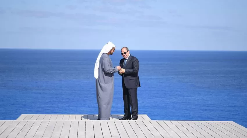 الرئيس عبد الفتاح السيسي والشيخ محمد بن زايد يشهدان إطلاق مشروع رأس الحكمة 16 - جريدة الجمهورية photo 20 jpg 000jpg jpg - جريدة الجمهورية