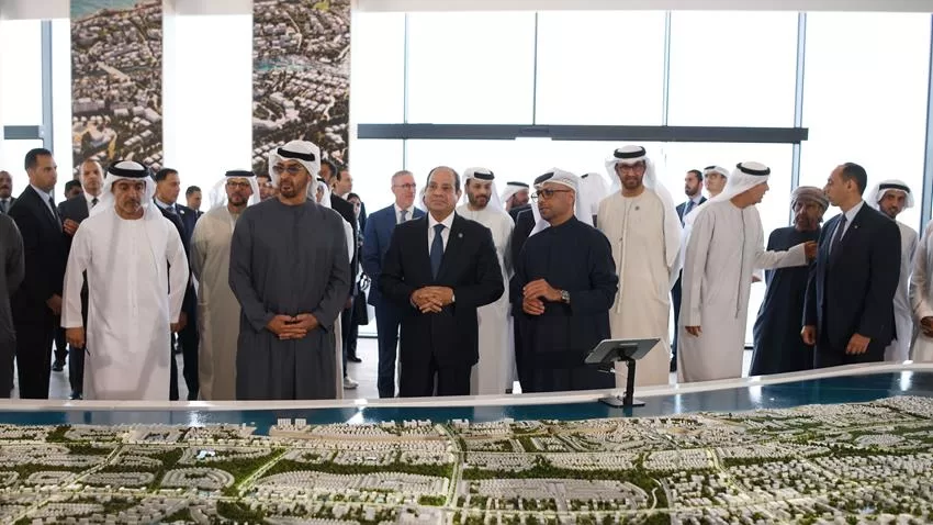 الرئيس عبد الفتاح السيسي والشيخ محمد بن زايد يشهدان إطلاق مشروع رأس الحكمة 11 - جريدة الجمهورية photo 22 jpg 000jpg jpg - جريدة الجمهورية