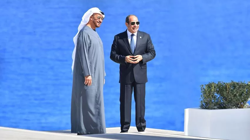 الرئيس عبد الفتاح السيسي والشيخ محمد بن زايد يشهدان إطلاق مشروع رأس الحكمة 18 - جريدة الجمهورية photo 4 jpg 000jpg jpg - جريدة الجمهورية