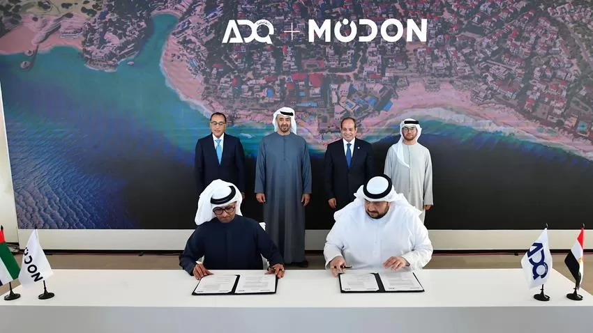 الرئيس عبد الفتاح السيسي والشيخ محمد بن زايد يشهدان إطلاق مشروع رأس الحكمة 9 - جريدة الجمهورية photo 49 jpg 000jpg jpg - جريدة الجمهورية