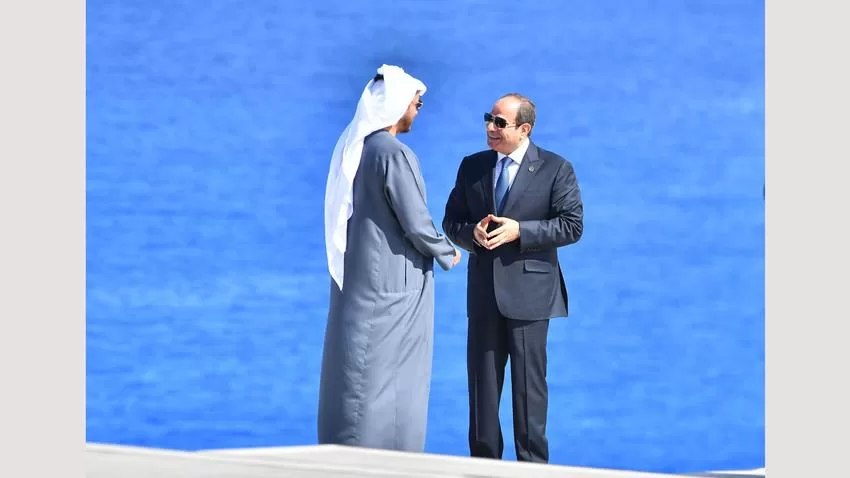 الرئيس عبد الفتاح السيسي والشيخ محمد بن زايد يشهدان إطلاق مشروع رأس الحكمة 17 - جريدة الجمهورية photo 6 jpg 000jpg jpg - جريدة الجمهورية