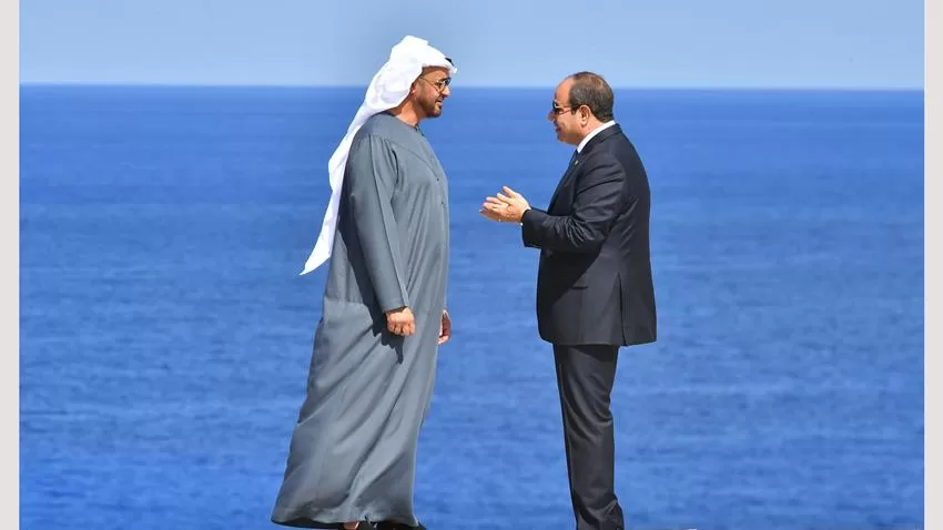 الرئيس عبد الفتاح السيسي والشيخ محمد بن زايد يشهدان إطلاق مشروع رأس الحكمة 12 - جريدة الجمهورية photo 8 jpg 000jpg jpg - جريدة الجمهورية