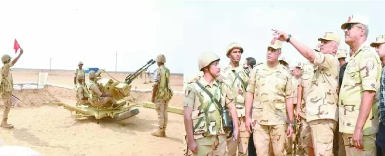 كفاءة واقتدار: وزير الدفاع خلال تفقده منظومة التدريب لأحد تشكيلات  الجيش الثانى الميدانى 1 - جريدة الجمهورية كفاءة واقتدار: وزير الدفاع خلال تفقده منظومة التدريب لأحد تشكيلات  الجيش الثانى الميدانى