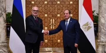 السيسى خلال مؤتمر صحفى مع رئيس جمهورية إستونيا: القضية الفلسطينية فى مقدمة الملفات ومصر تعتبرها صلب قضايا  المنطقة