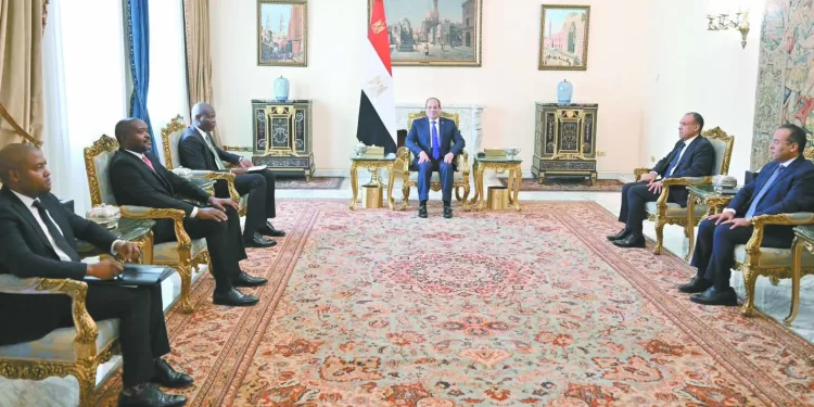 السيسى.. لوزير التعاون الدولى بجنوب أفريقيا: أهمية وضع التنمية الأفريقية على الأجندة الدولية 1 - جريدة الجمهورية السيسى.. لوزير التعاون الدولى بجنوب أفريقيا: أهمية وضع التنمية الأفريقية على الأجندة الدولية