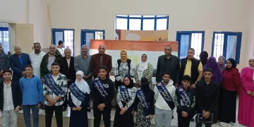 وكيلة التربية والتعليم تشهد تنصيب المجلس الجديد لطلاب الثانوية بمطروح