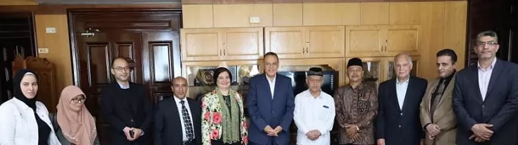 جامعة 6 أكتوبر تبحث مع وفد إندونيسي تعزيز التعاون العلمي والثقافي