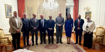 حفل استقبال رسمي لوفد جامعة المنصورة ببلغاريا