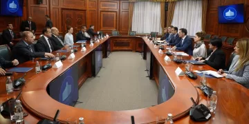 رئيس مجلس الشيوخ يلتقى نائب رئيس الوزراء ووزير المالية الصربى