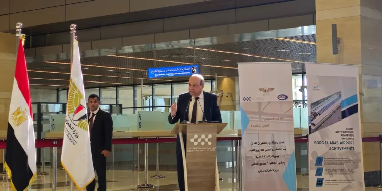 بدء التشغيل التجريبي للمبنى الركاب الجديد بمطار برج العرب 1 - جريدة الجمهورية بدء التشغيل التجريبي للمبنى الركاب الجديد بمطار برج العرب