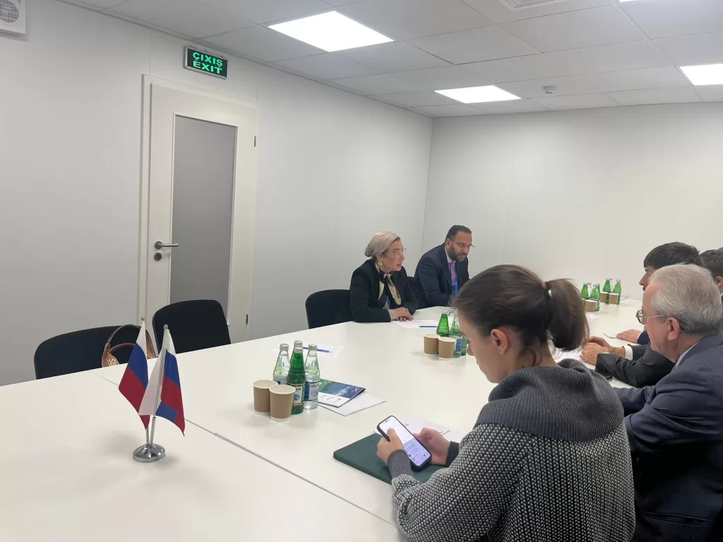 وزيرة البيئة تناقش مع روسيا سبل تعزيز التمويل المناخي في COP29 3 - جريدة الجمهورية WhatsApp Image 2024 11 22 at 12.02.59 PM 1 - جريدة الجمهورية