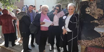 زيارة ميدانية لوفد البنك الأوروبي لإعادة الإعمار والتنمية لمشروع تمكين المرأة فى الفيوم