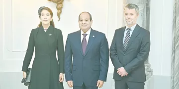 السيسى.. لدينا رغبة مشتركة لتعزيز الروابط السياسية  والاقتصادية والثقافية