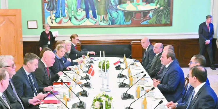 السيسى.. خلال لقائه رئيس البرلمان: القاهرة وكوبنهاجن.. علاقات «قوية وعميقة» 1 - جريدة الجمهورية الاحتلال يواصل قصف غزة ونزيف الشهداء لا يتوقف