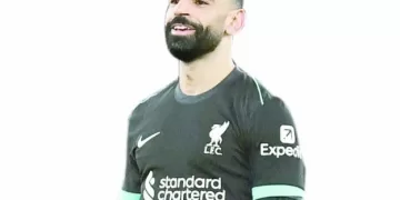 صلاح خيالى 12 رقمًا جديدًا لـ«الفرعون» بعد خماسية ويستهام