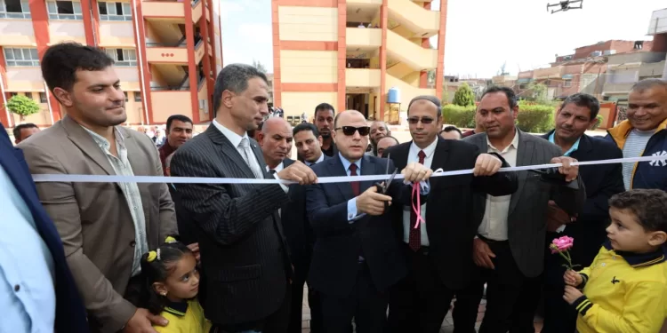 محافظ كفر الشيخ يفتتح مجمع مدارس تيدا للتعليم الأساسي بسيدي سالم