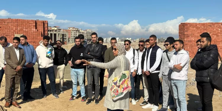 زيارة ميدانية لطلاب هندسة المنصورة الجديدة لمدرستى المتفوقين واليابانية بدمياط