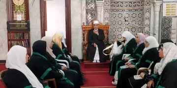 مشاركة واسعة من الواعظات في قافلة دعوية كبرى من مسجد الفتح بكفر الشيخ