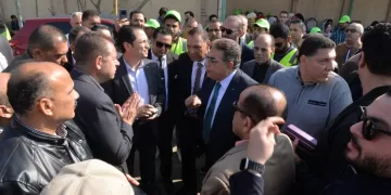 زيارة ميدانية لمرزوق لمتابعة المشروعات بجمصة والمنطقة الصناعية