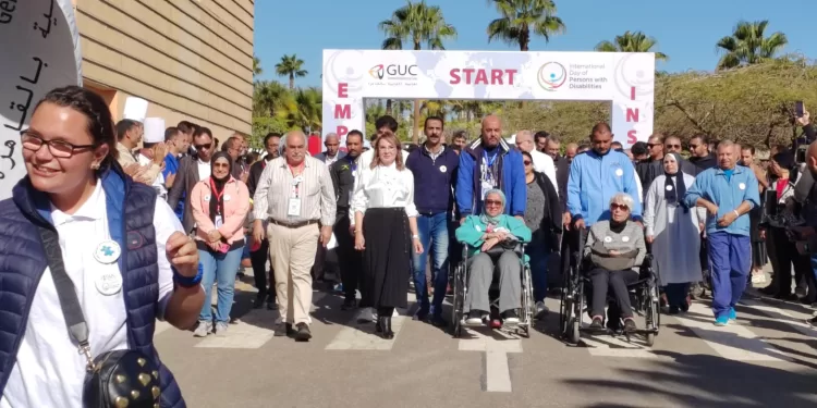 مركز دعم المجتمع بالجامعه الألمانية يحتفل باليوم العالمى لذوى الإعاقة 1 - جريدة الجمهورية مركز دعم المجتمع بالجامعه الألمانية يحتفل باليوم العالمى لذوى الإعاقة