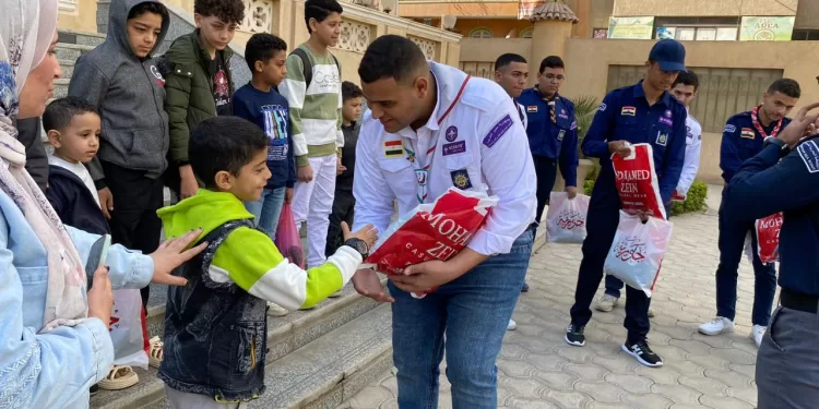 «جوالة حلوان» ينظمون فعاليات متنوعة لخدمة المجتمع