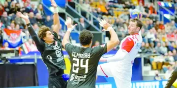 مواجهة عربية لعمالقة أوروبا فى مونديال اليد