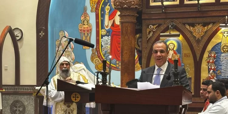وزير الخارجية والهجرة يشارك في قداس عيد الميلاد المجيد بالكنيسة الأرثوذكسية المصرية في عُمان