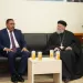 محافظ مطروح يزور كنيسة السيدة العذراء لتقديم التهنئة
