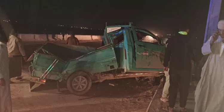 حادث مروع بمطروح يسفر عن 12 قتيلاً وجريحًا