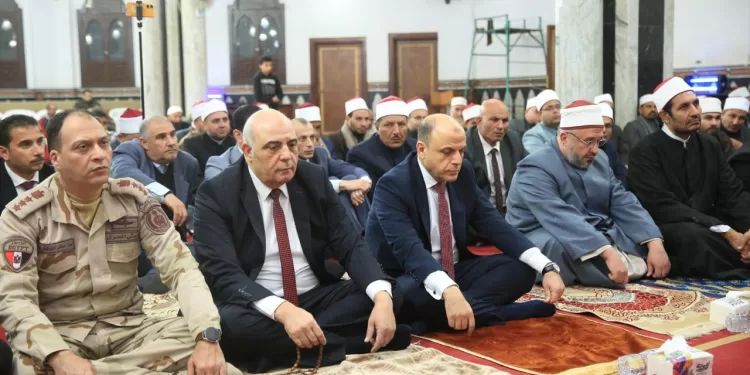 محافظ كفرالشيخ يشهد الاحتفال بليلة «الإسراء والمعراج» بمسجد الفتح