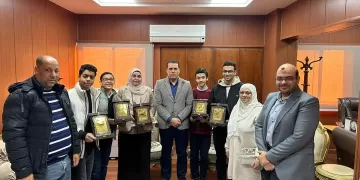 تكريم طلاب الدقهلية الفائزين في مسابقة البرمجة العربية