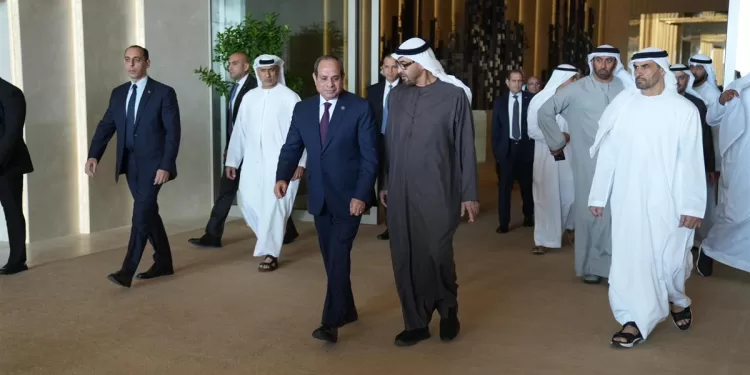 قمة مصرية ـ إماراتية فى أبوظبى