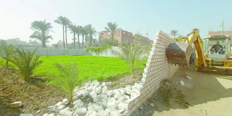 «مواجهة ثلاثية» للتعديات الزراعية 1 - جريدة الجمهورية «مواجهة ثلاثية» للتعديات الزراعية