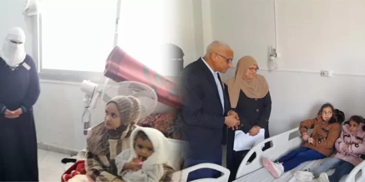 محافظ شمال سيناء يزور الجرحى الفلسطينيين فى مستشفى الشيخ زويد 1 - جريدة الجمهورية «الوثائقية» تقدم جائزة لأفضل فيلم طلابى بمهرجان الإسماعيلية الدولى