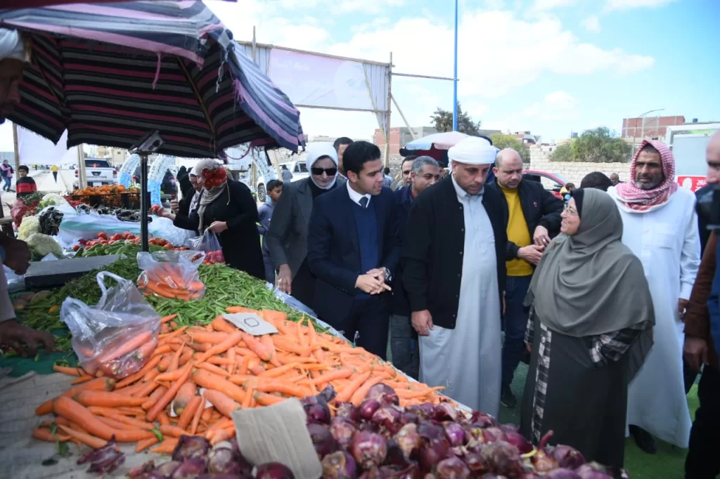 افتتاح سوق اليوم الواحد بحي الشروق بمطروح 10 | جريدة الجمهورية