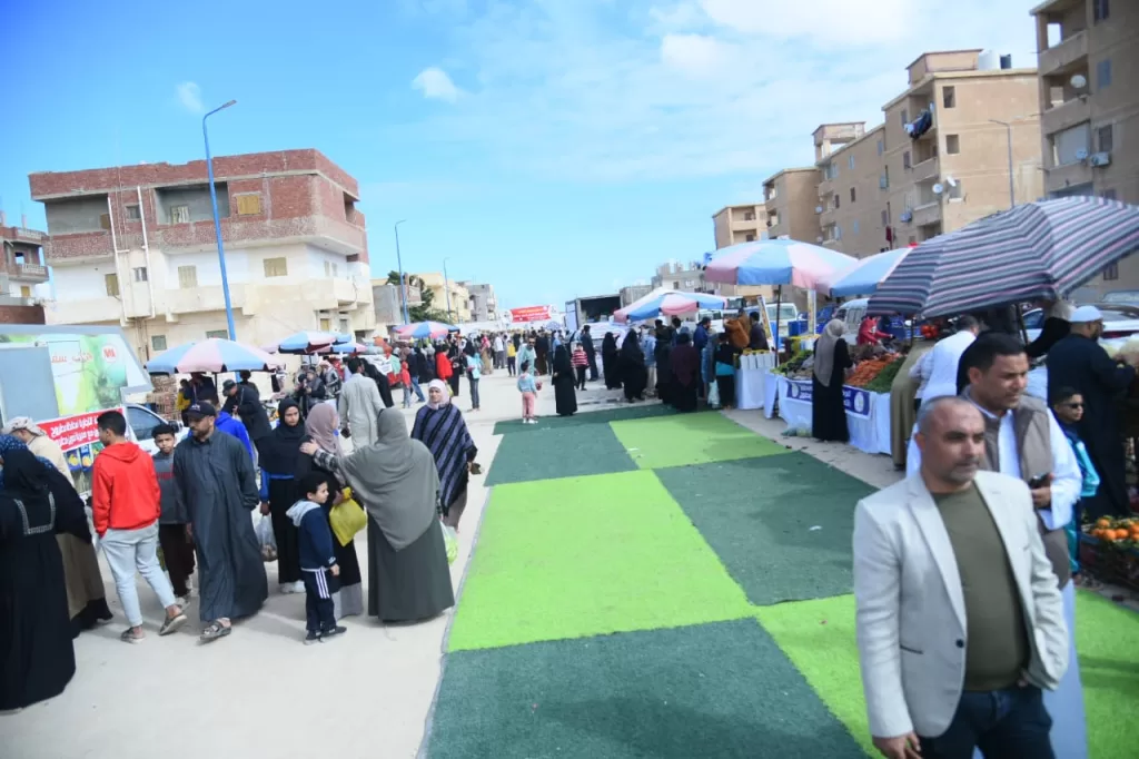 افتتاح سوق اليوم الواحد بحي الشروق بمطروح 12 | جريدة الجمهورية