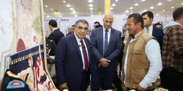 محافظو كفر الشيخ والغربية والدقهلية يفتتحون معرض «أيادي مصر» للحرف اليدوية والتراثية بحديقة صنعاء