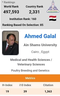 أحمد جلال ضمن أفضل 100 عالم مصري