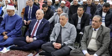 محافظ الإسماعيلية يشهد احتفال مديرية الأوقاف بليلة النصف من شعبان داخل مسجد الفتاح بمدينة المستقبل