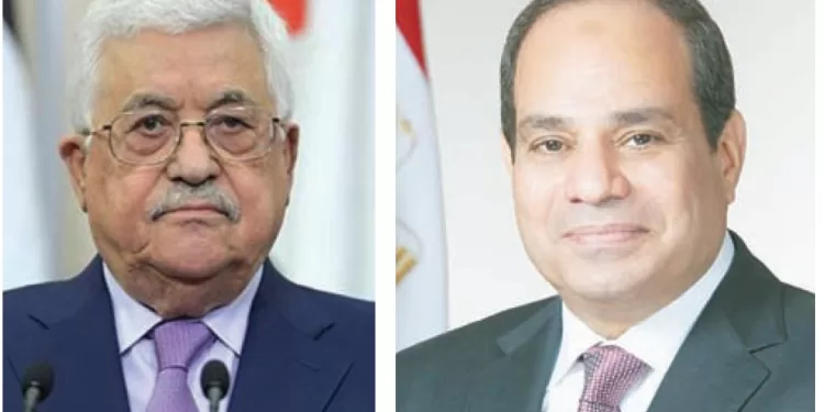 الرئيس فى اتصال هاتفى من محمود عباس: ندعو الله أن يمنح الشعب الفلسطينى الأمن والاستقرار فى دولته المنشودة