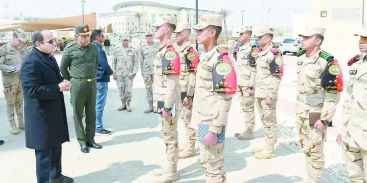 السيسى يتفقد الأكاديمية العسكرية المصرية 1 - جريدة الجمهورية السيسى يتفقد الأكاديمية العسكرية المصرية