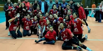 فراشات الأهلي يفوزن بدوري القاهرة للكرة الطائرة تحت 13سنة