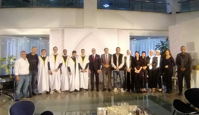 رئيس جامعة عين شمس يحل ضيفًا على الإعلامي خالد سعد برفقة فريق الإنشاد الديني 1 - جريدة الجمهورية رئيس جامعة عين شمس يحل ضيفًا على الإعلامي خالد سعد برفقة فريق الإنشاد الديني