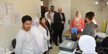 افتتاح الوحدة الصحية الجديدة بالحي الرابع في بني سويف
