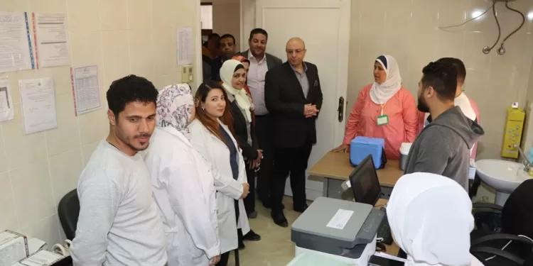 افتتاح الوحدة الصحية الجديدة بالحي الرابع في بني سويف