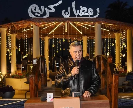 15 ألف مواطن في أكبر مائدة إفطار جماعي بحديقة أنطونيادس بالإسكندرية