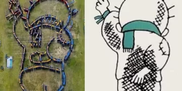 طلاب هندسة الإسكندرية يبدعون في رمضان: مائدة إفطار على شكل «حنظلة» ترفع علامة النصر